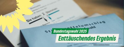 Bundestagswahl 2025 Enttäuschendes Ergebnis